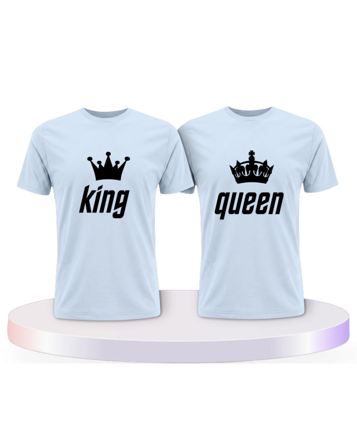 King und Queen Pärchen T-Shirts | Paarpulli