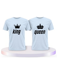 King und Queen Pärchen T-Shirts | Paarpulli
