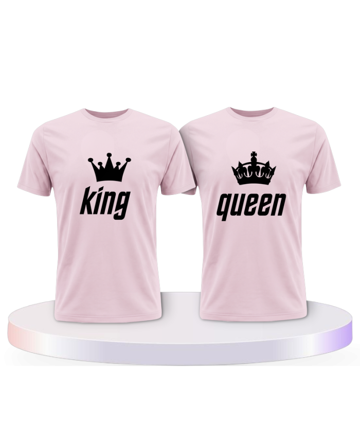 King und Queen Pärchen T-Shirts | Paarpulli