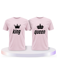 King und Queen Pärchen T-Shirts | Paarpulli