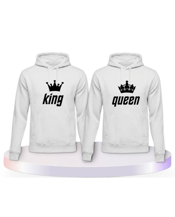 Gemeinsamer Look: King und Queen Hoodies | Paarpulli