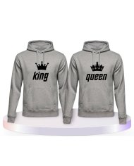Gemeinsamer Look: King und Queen Hoodies | Paarpulli