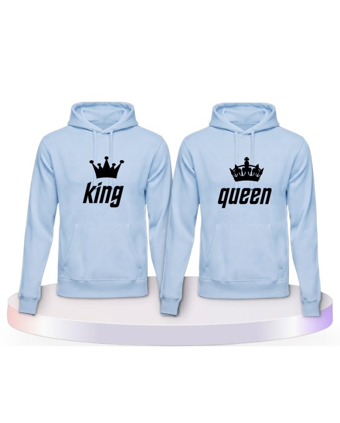Gemeinsamer Look: King und Queen Hoodies | Paarpulli
