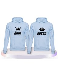 Gemeinsamer Look: King und Queen Hoodies | Paarpulli
