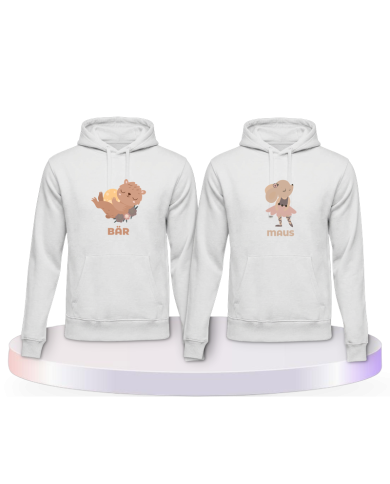 Bär & Maus Couple Hoodies kaufen | Paarpulli