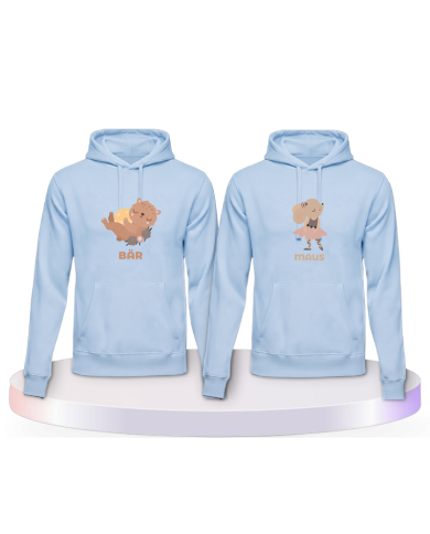 Bär & Maus Couple Hoodies kaufen | Paarpulli