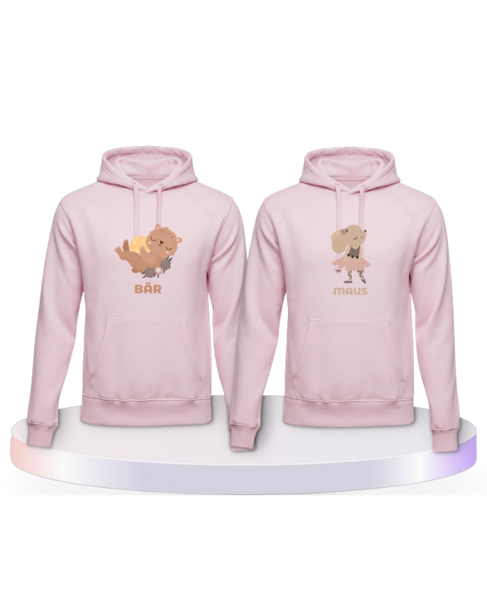 Bär & Maus Couple Hoodies kaufen | Paarpulli