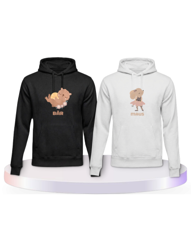 Bär & Maus Couple Hoodies kaufen | Paarpulli