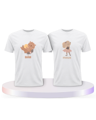 Bär & Maus Pärchen T-Shirts | Paarpulli