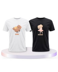 Bär & Maus Pärchen T-Shirts | Paarpulli