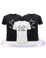 Minni Mickey & Junior im Hers/His Familienset T-Shirts | Paarpulli