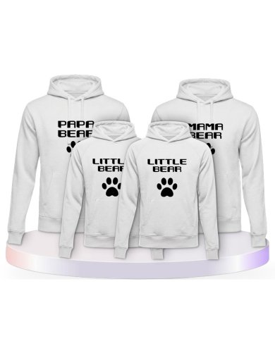 Mama Papa Bear Partner Outfit für die Familie | Paarpulli