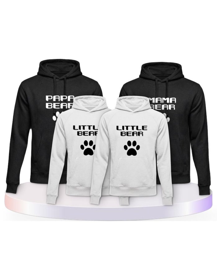 Mama Papa Bear Partner Outfit für die Familie | Paarpulli