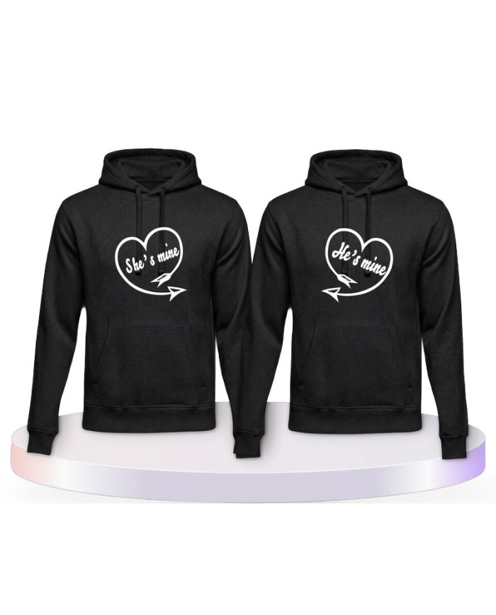 He's Mine She's Mine Pärchen Hoodies | Paarpulli