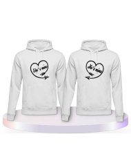 He's Mine She's Mine Pärchen Hoodies | Paarpulli