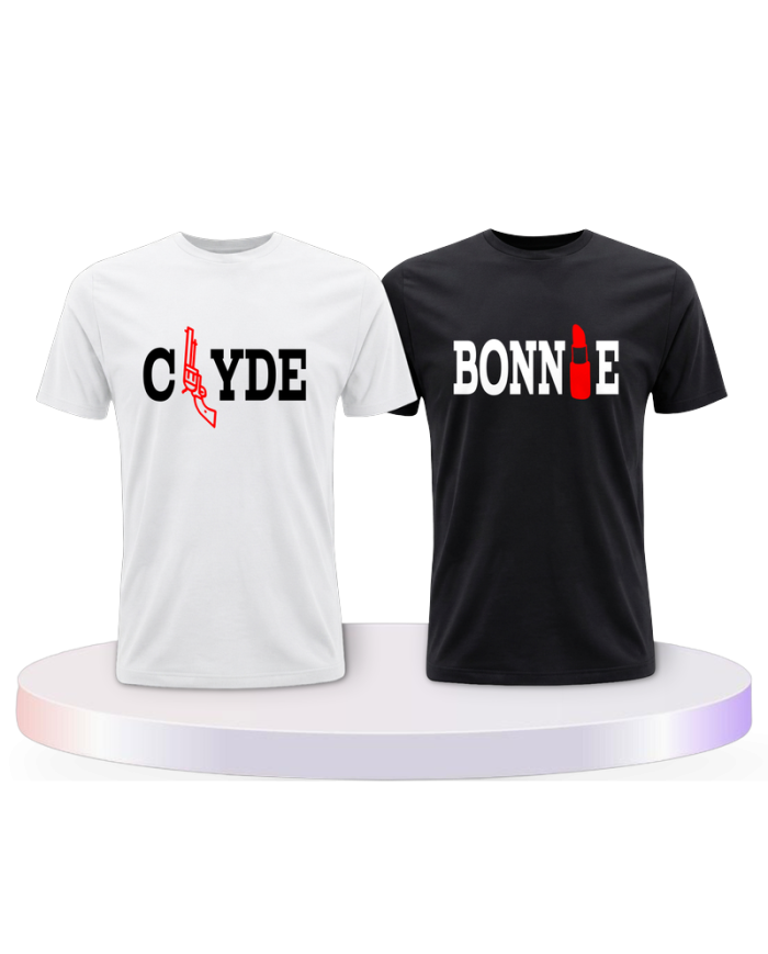 Shirt Bonnie&Clyde Couple T-Shirts kaufen | Paarpulli