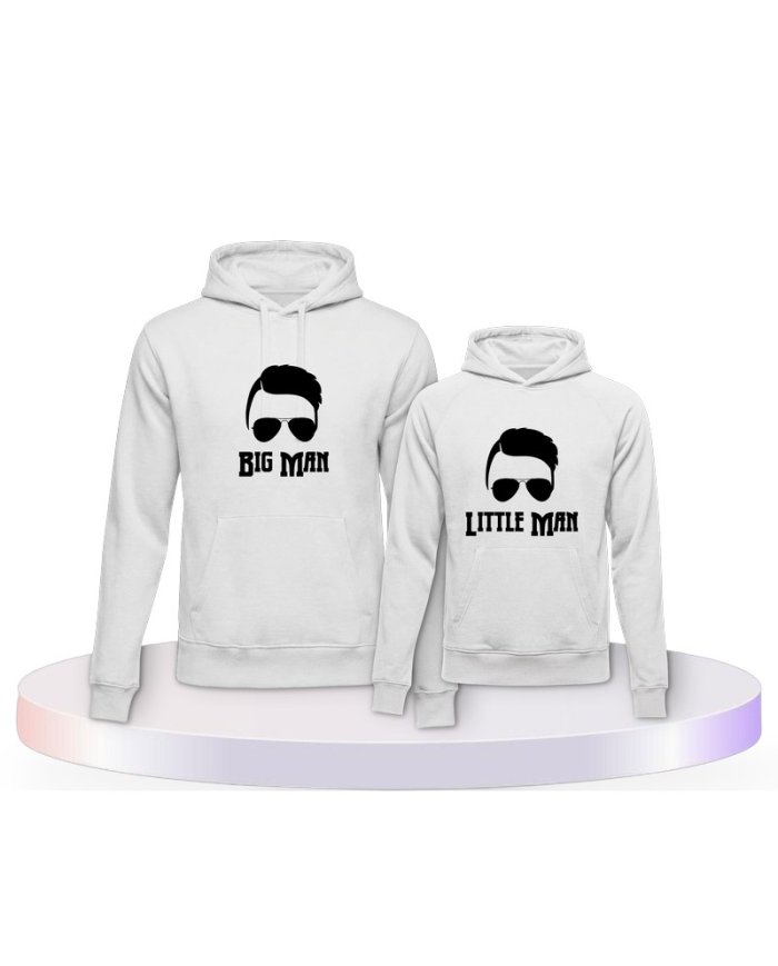 Eltern-Kind Partnerlook Big Man Little Man | Paarpulli