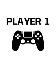 Player One & Player Two für Gamer Eltern-Kind Hoodies | Paarpulli