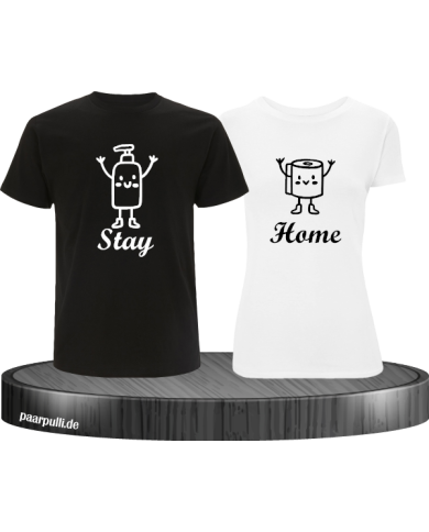 Stay Home Partnerlook T-Shirts