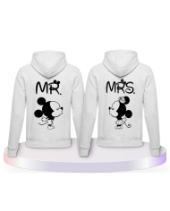 Partnerlook Hoodies mit Mickey und Minnie | Paarpulli