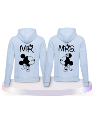 Partnerlook Hoodies mit Mickey und Minnie | Paarpulli