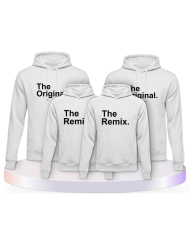 Pullis bedruckt mit The Original and the Remix Partner | Paarpulli