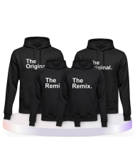 Pullis bedruckt mit The Original and the Remix Partner | Paarpulli