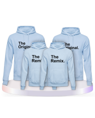 Pullis bedruckt mit The Original and the Remix Partner | Paarpulli