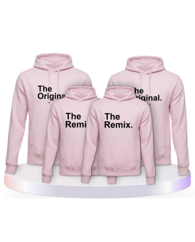 Pullis bedruckt mit The Original and the Remix Partner | Paarpulli