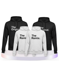 Pullis bedruckt mit The Original and the Remix Partner | Paarpulli