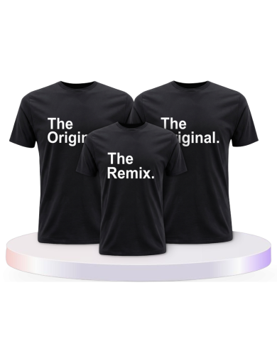 The Original & The Remix Shirt Familienset T-Shirts | Paarpulli