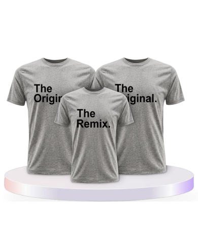 The Original & The Remix Shirt Familienset T-Shirts | Paarpulli