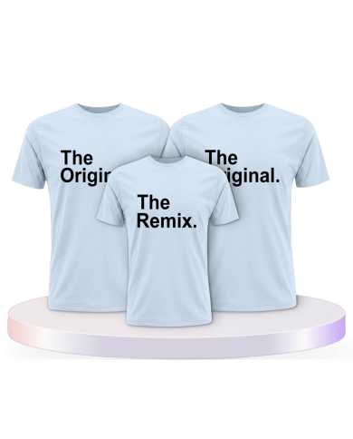 The Original & The Remix Shirt Familienset T-Shirts | Paarpulli