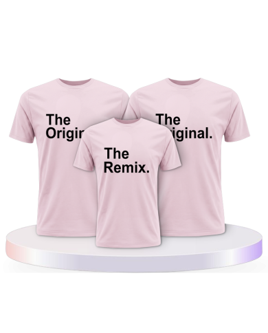 The Original & The Remix Shirt Familienset T-Shirts | Paarpulli