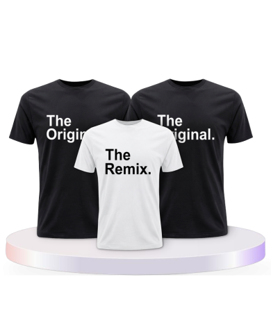 The Original & The Remix Shirt Familienset T-Shirts | Paarpulli