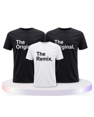 The Original & The Remix Shirt Familienset T-Shirts | Paarpulli