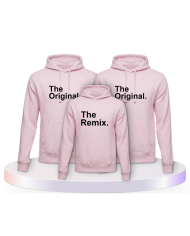 Familienlook Hoodies mit The Original & The Remix | Paarpulli