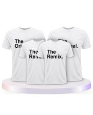 The Original und Remix Familienset T-Shirts | Paarpulli