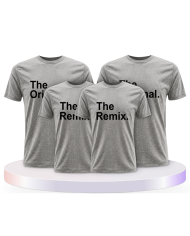 The Original und Remix Familienset T-Shirts | Paarpulli