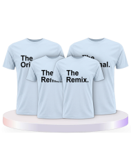 The Original und Remix Familienset T-Shirts | Paarpulli