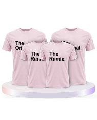The Original und Remix Familienset T-Shirts | Paarpulli
