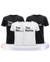 The Original und Remix Familienset T-Shirts | Paarpulli