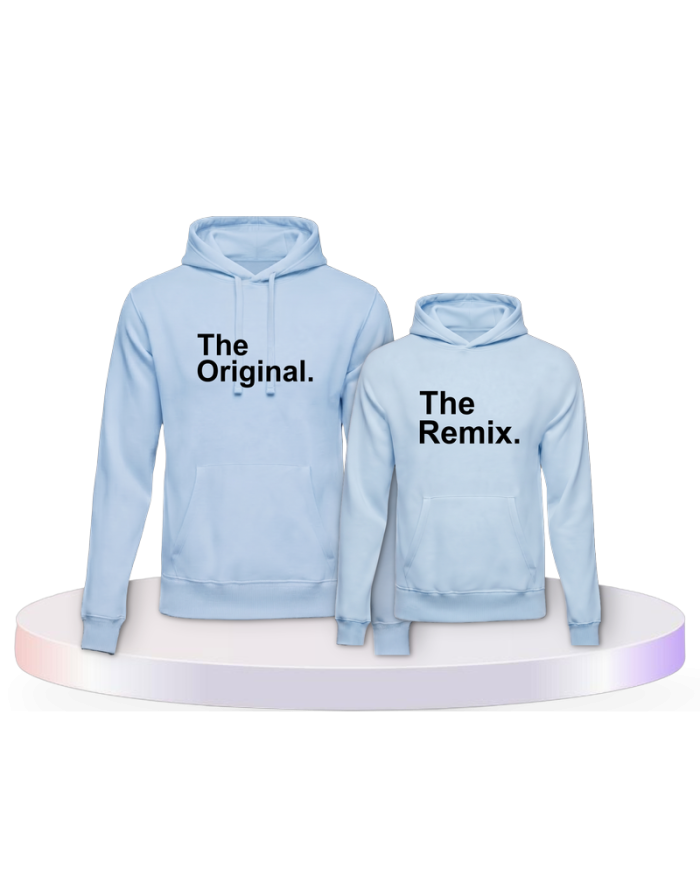 The Original The Remix Eltern Kind Pärchen Hoodies | Paarpulli