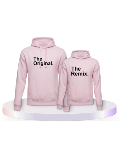 The Original The Remix Eltern Kind Pärchen Hoodies | Paarpulli