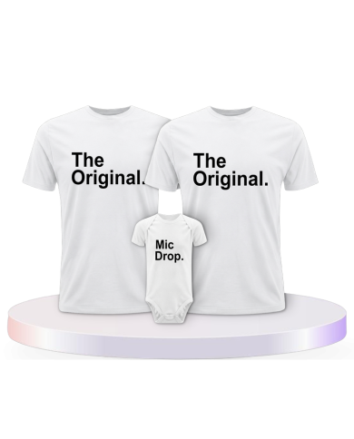 The Original und The Remix mit Baby Body Familien T-Shirts | Paarpulli