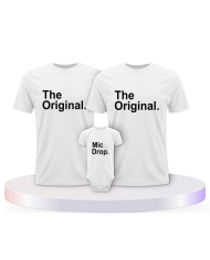 The Original und The Remix mit Baby Body Familien T-Shirts | Paarpulli