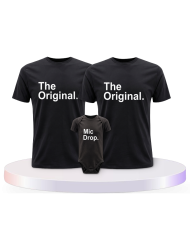 The Original und The Remix mit Baby Body Familien T-Shirts | Paarpulli