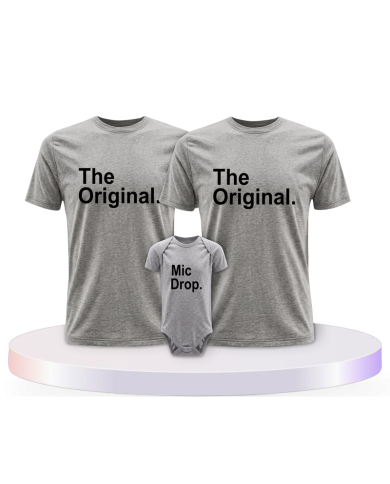 The Original und The Remix mit Baby Body Familien T-Shirts | Paarpulli