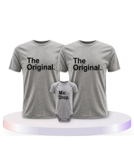 The Original und The Remix mit Baby Body Familien T-Shirts | Paarpulli