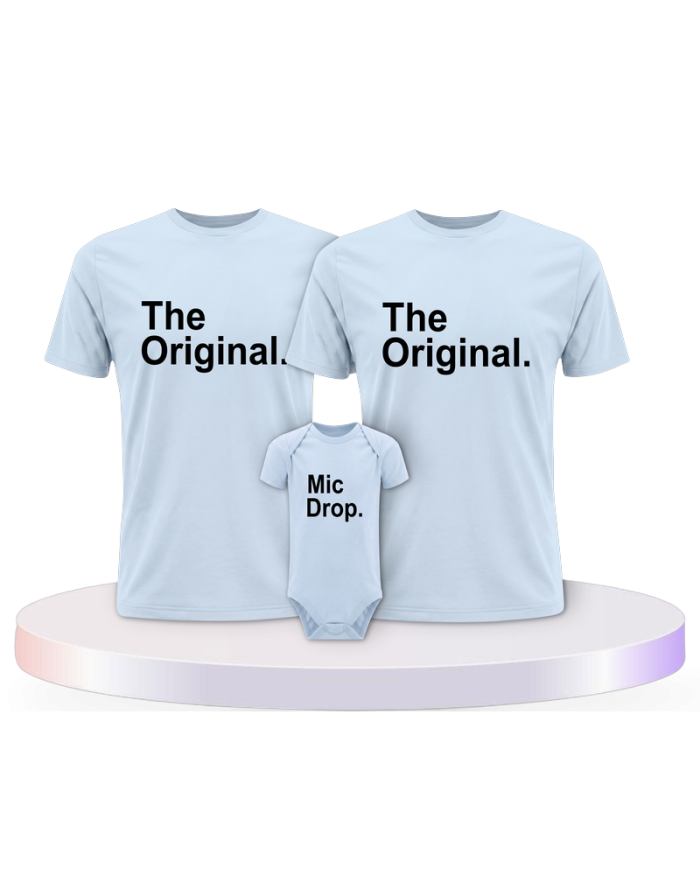 The Original und The Remix mit Baby Body Familien T-Shirts | Paarpulli